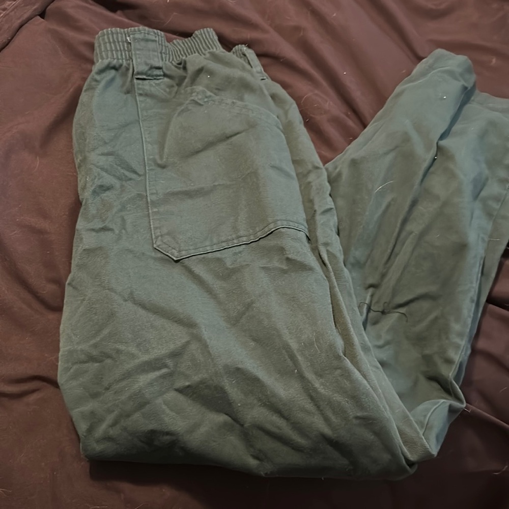 Green jeans